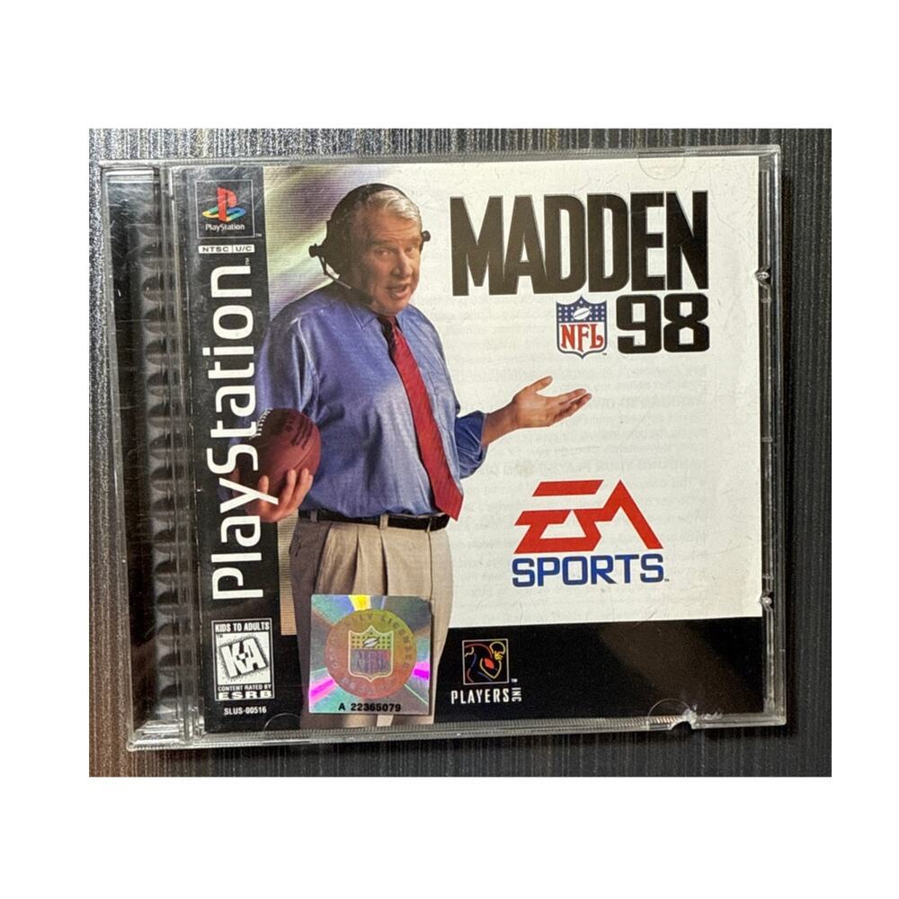 Sony PlayStation 1 PS1 EA Sports NFL Madden 98 Video Game